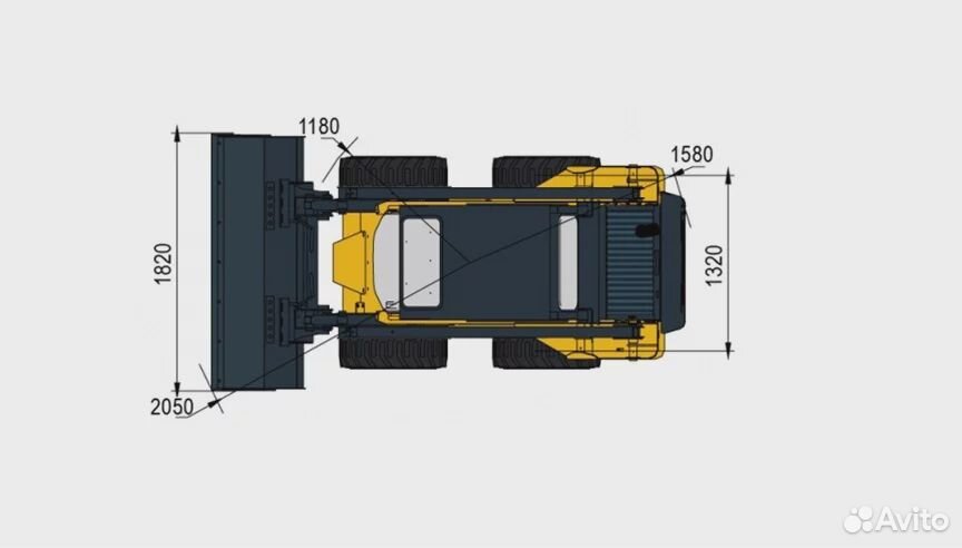 Мини-погрузчики - LONKING CDM312