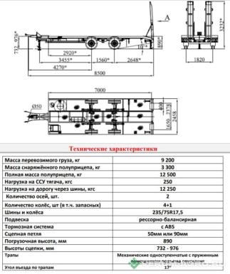 Полуприцепы - ЧМЗАП 8358 10-04-М