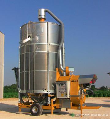Зерносушильное оборудование - MECMAR D-24/175 Т2 мобильная зерносушилка с системой аспирации