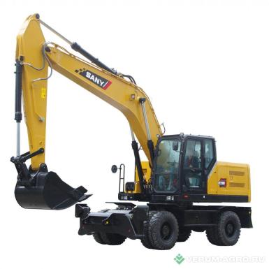 Экскаваторы - SANY SY215W Габаритный колесный экскаватор (c аутригерами)