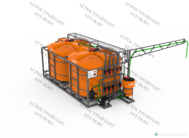 Прочее - АГРОСТРОЙТОРГ Растворный узел 5500х2ЖК100 МРУ.(О)РВК5500.2.ЖК100Р.G2-02.КО.СПЕ.Уш.ЛБ.Тс.МхG2