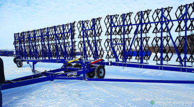 Бороны - ДИБОР Сцепка бороновальная гидрофицированная двухследная СБГ-22-2 с боронами БЗТ (жёсткая сцепка)