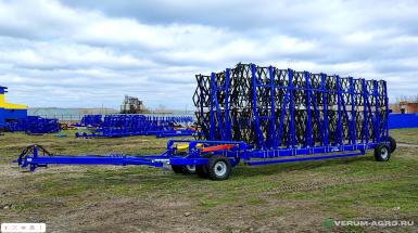 Бороны - ДИБОР Сцепка бороновальная гидрофицированная двухследная СБГ-22-2 с боронами БЗТ (жёсткая сцепка)