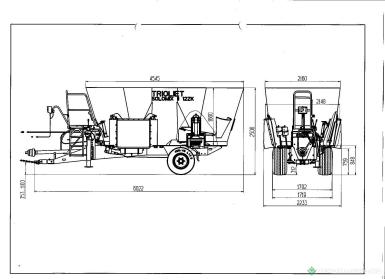 Кормораздатчики-смесители - TRIOLIET Solomix 2 1200 ZK (сдв. колеса 235/75)