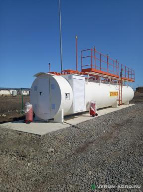 АЗС дизель-бензин - ТОПМОДУЛЬ Топливозаправочный пункт 40м3 С удлиненной обечайкой