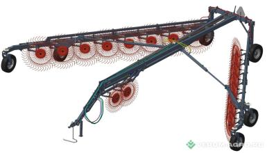 Валкователи - НАВИГАТОР Грабли колесно-пальцевые прицепные МК16С Ширина захвата - 9,4 м.