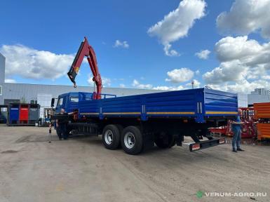 Грузовой автотранспорт - КАМАЗ 65117  бортовой с КМУ BonfiglioliP15000L/2SI(ИТАЛИЯ)