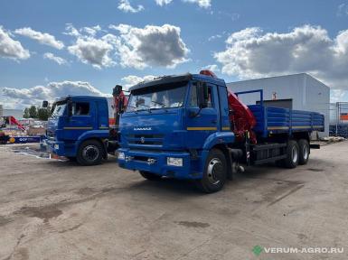 Грузовой автотранспорт - КАМАЗ 65117  бортовой с КМУ BonfiglioliP15000L/2SI(ИТАЛИЯ)