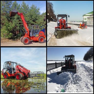 Телескопические погрузчики - POLAR BADGER WL 50AT