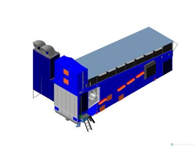 Зерносушильное оборудование - РЕМЛИТМАШ Зерносушилка СУ-30 РЛМ с газовой горелкой