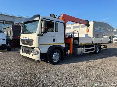 Грузовой автотранспорт - SITRAK HOWO T5G Бортовой автомобиль с КМУ HANGIL756
