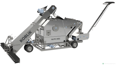 Зерноочистительное оборудование - KOBLiK Мобильный зерноочистительный комплекс ALFA MGC 150