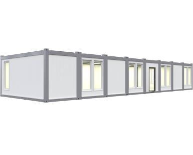 Быстровозводимые конструкции - КОНВЕЙТ Модульный офис КОНВЕЙТ 1L-SE(В)-8 (118/111 м2)