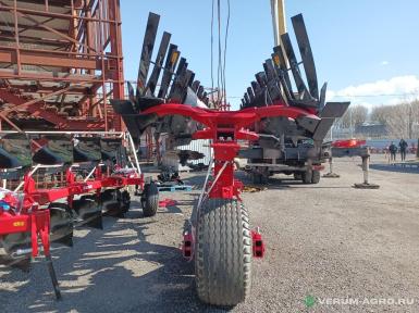 Плуги и глубокорыхлители - ALPLER 6-и корпусный оборотный плуг (5+1), on - land, c предплужниками, перьевой отвал