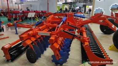Бороны - БЕЛАГРОМАШ Борона дисковая складная полуприцепная БДС-6х2П Резино-клиновый каток