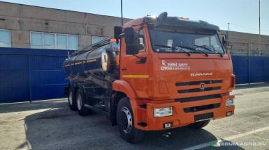 Автоцистерны - КАМАЗ 65115, молоковоз 6х4, АЦПТ-13, 3 отсека 