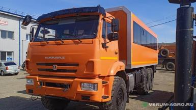 Специальные автомобили - КАМАЗ вахтовый автобус 28+2 модель 42261-211-48