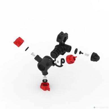 Прочее - РОТОСНАБ Поворотный 3-х позиционный отсекатель, 1/2