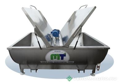 Холодильное и теплообменное оборудование - МОЛОЧНЫЕ ТЕХНОЛОГИИ Установка для охлаждения молока Cold Pool Horizontal 2000