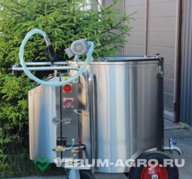 Прочее - САЛЮТЕМ Такси молочное с электроприводом 250л, 4 колеса  Пастеризация, пистолет,
дозация, таймер, запуск