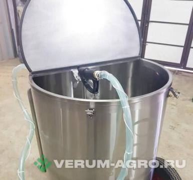 Прочее - САЛЮТЕМ Такси молочное с электроприводом 250л, 4 колеса  Пастеризация, пистолет,
дозация, таймер, запуск