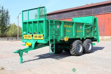 Разбрасыватели удобрений - БОБРУЙСКАГРОМАШ МТУ-15-1 Машина для внесения твердых органических удобрений