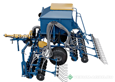 Сеялки - БЫСТРИЦА Сеялка С-6ПМ3.03 Однодисковый сошник, бункер 2,3 м куб, борона