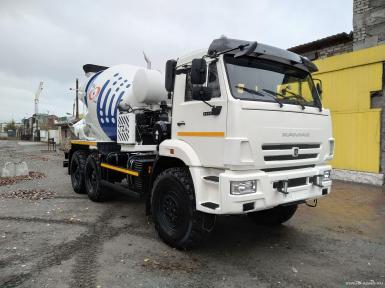 Специальные автомобили - КАМАЗ Автобетоносмеситель ТЗА 5814T6, 6х6, 6 куб.м.
