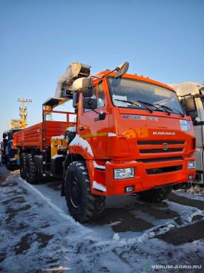 Грузовой автотранспорт - КАМАЗ 43118 борт с манипулятором SOOSAN SCS736LII - КМУ 
