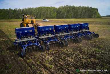 Сеялки - ДИБОР Комплекс из сеялок-культиваторов зернотуковых  КСКП-2,1 Бх7  для полосного посева