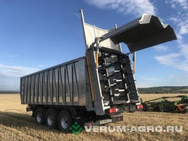 Прицепы для с/х техники - ЧКЗ-АГРО ПТВ-391 полуприцеп с передвижной стеной