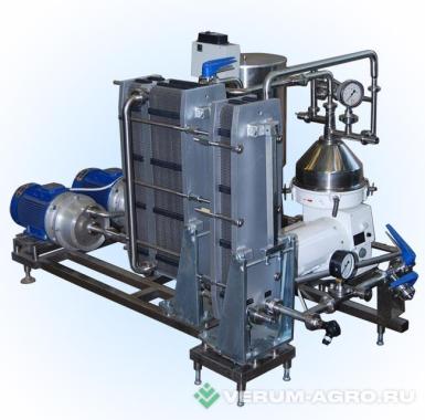 Прочее - ПЛАВА Ж5-Плава-ОС-ПУ-1 Установка центробежного разделения и пастеризации молока