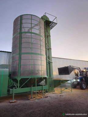 Зерносушильное оборудование - AGRONEZH М50 Н (нория)  Мобильная зерносушилка (ВОМ+Электро, Газовая)