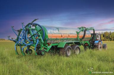 Прочее - БОБРУЙСКАГРОМАШ МЖУ-20-1 с адаптером для внутрипочвенного внесения без системы самозагрузки с центробежным насосом