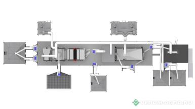 Зерноочистительное оборудование - САПСАН Семенная линия с завальной ямой 