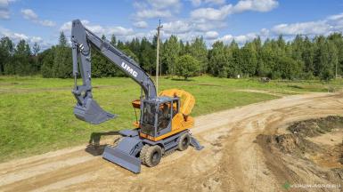 Экскаваторы - UMG Экскаватор одноковшовый колесный E170W