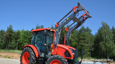 Навесные погрузчики - METAL-FACH Т-812/2 для мини-трактора с джойстиком