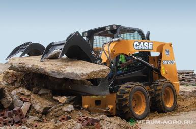 Прочее - CASE SR 200B Мини-погрузчик с бортовым поворотом