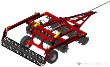 Бороны - ЗАВОД АВТОТЕХНОЛОГИЙ БД-3,2х2П, борона дисковая прицепная