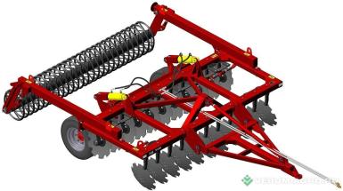 Бороны - ЗАВОД АВТОТЕХНОЛОГИЙ БД-3,2х2П, борона дисковая прицепная
