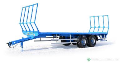 Прицепы для с/х техники - ЯРОСЛАВИЧ ППУ-20 Полуприцеп-платформа универсальный  ППУ-20 с бортами для рулонов