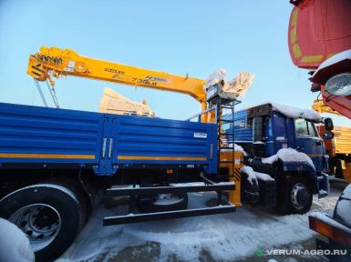 Грузовой автотранспорт - КАМАЗ 65117 Манипулятор SOOSAN SCS736L КМУ 