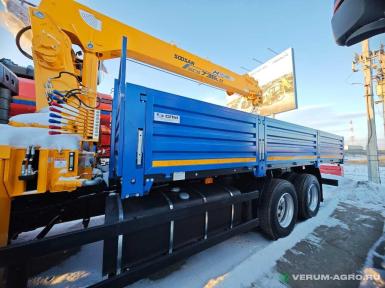 Грузовой автотранспорт - КАМАЗ 65117 Манипулятор SOOSAN SCS736L КМУ 