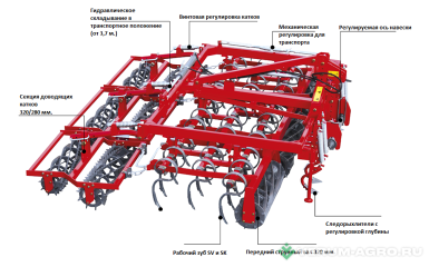 Культиваторы - UNIA KOMBI XL 5,6