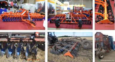 Бороны - БЕЛАГРОМАШ Борона дисковая складная  БДС-5х2П со сдвоен. катком 