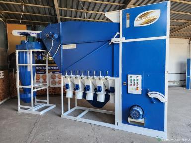 Зерноочистительное оборудование - АЭРОМЕХ Сепаратор аэродинамический САД-30 с циклоном