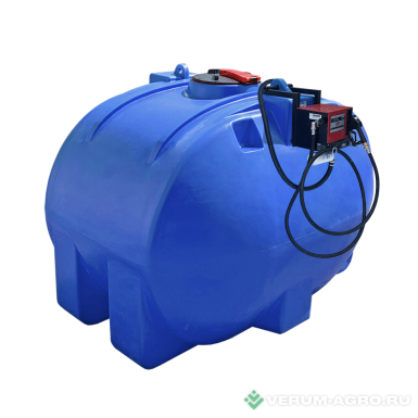 АЗС дизель-бензин - POLYTEAM Стационарная горизонтальная мини-АЗС 4000л (220В) PT-G4000-DT-220V