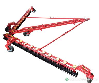 Бороны - БДТ-АГРО Борона батарейная дисковая ЛД-8 легкая однорядная (лущильник дисковый) прицепная складная ДЕМЕТРА® 