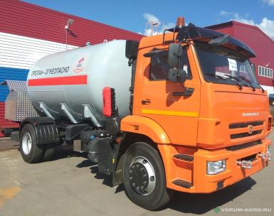 Специальные автомобили - КАМАЗ 43253, Газовоз 4х2, АЦТ-12 куб.м. 