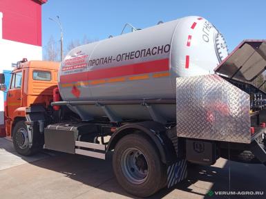 Специальные автомобили - КАМАЗ 43253, Газовоз 4х2, АЦТ-12 куб.м. 